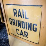 Rail Grinding Car Lettering